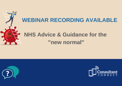 NHS A&G for the “new normal” – Webinar