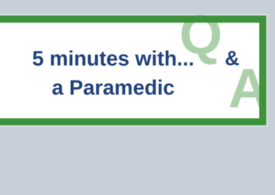 5 minutes with a Paramedic