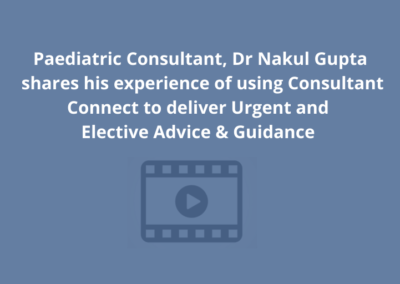 5 minutes with a Paediatric Consultant