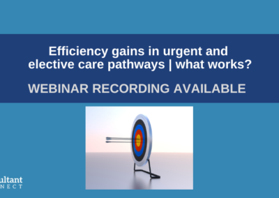 Efficiency gains in urgent and elective care pathways | what works?