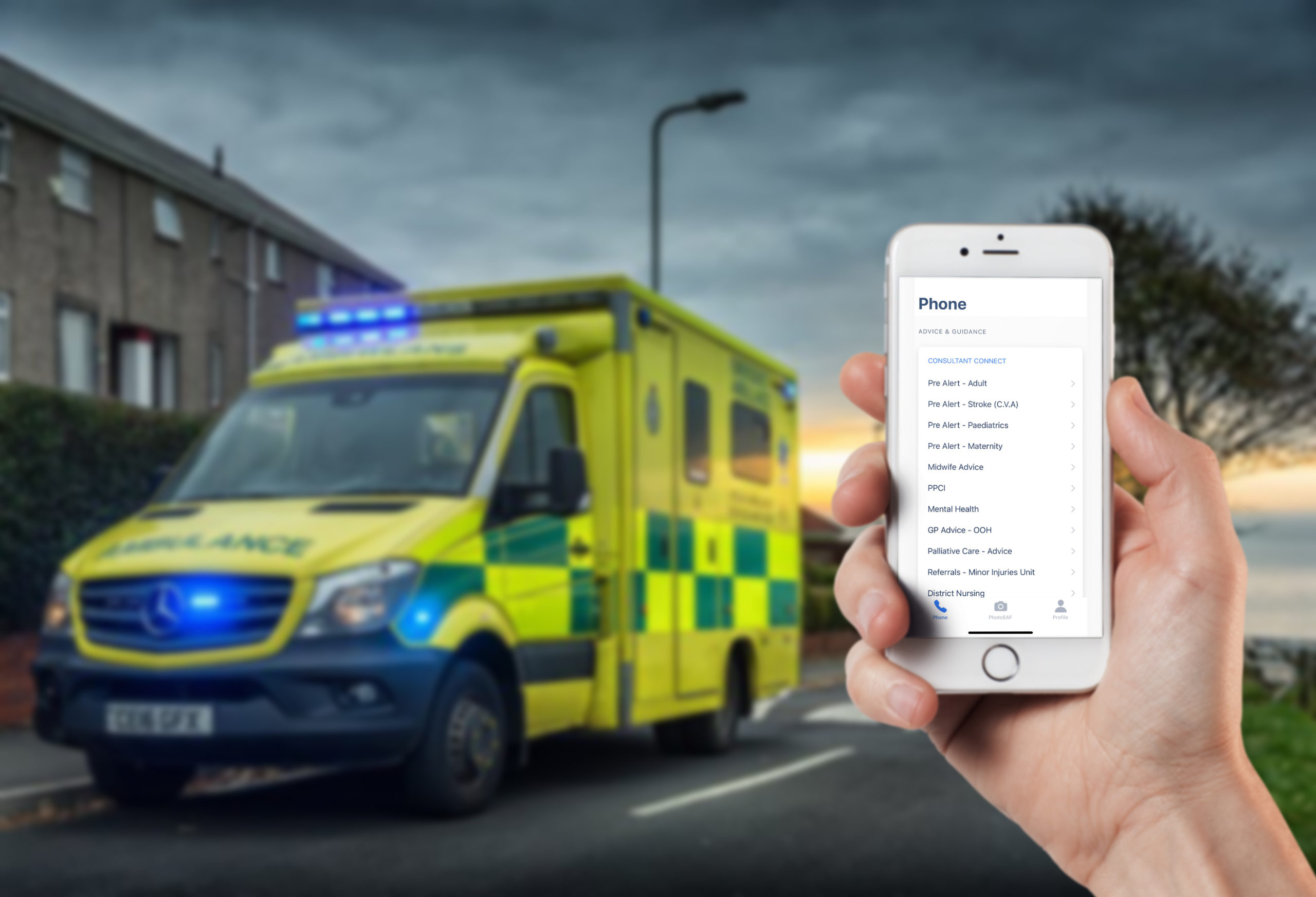 Welsh Ambulance Services – Customer Area - Consultant Connect