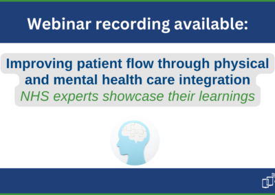Improving patient flow through physical and mental health care integration