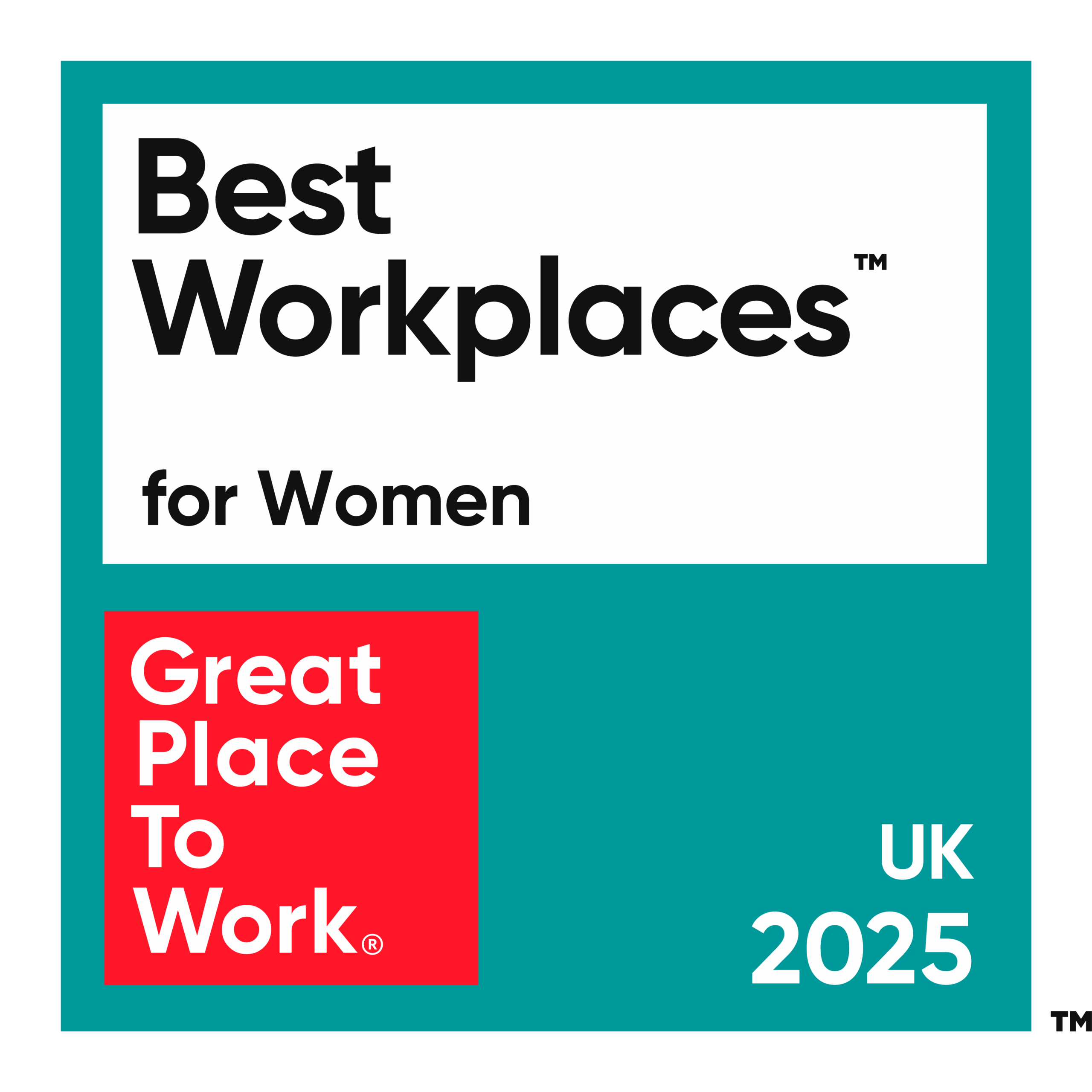 2025 Uk Women Rgb Great Place to Work - Best Workplaces for Women 2025 badge